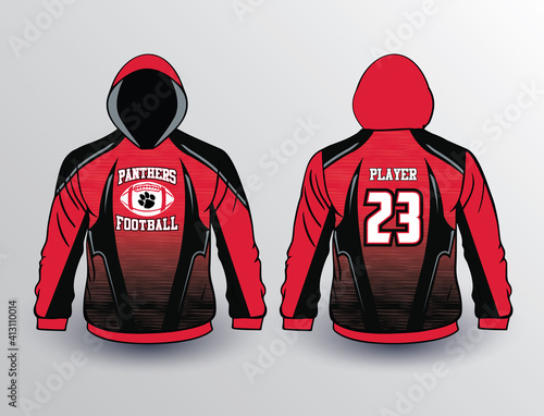 Baseball softball soccer esports all sports team gear unique design fleece hoodie templates and mockup