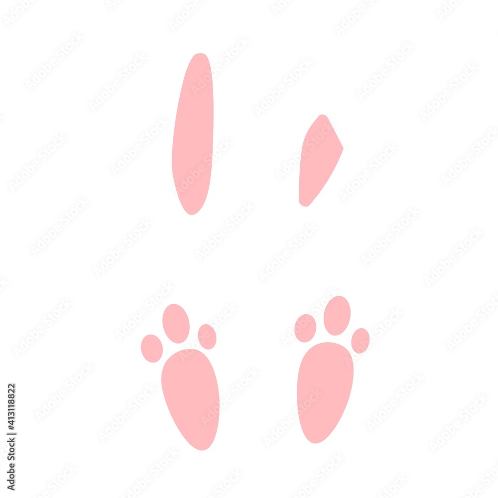 easter bunny rabbit illustration vector easter bunny rabbit illustration vector