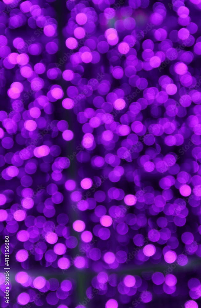 Gradient Pink and Purple Bokeh for Abstract Background