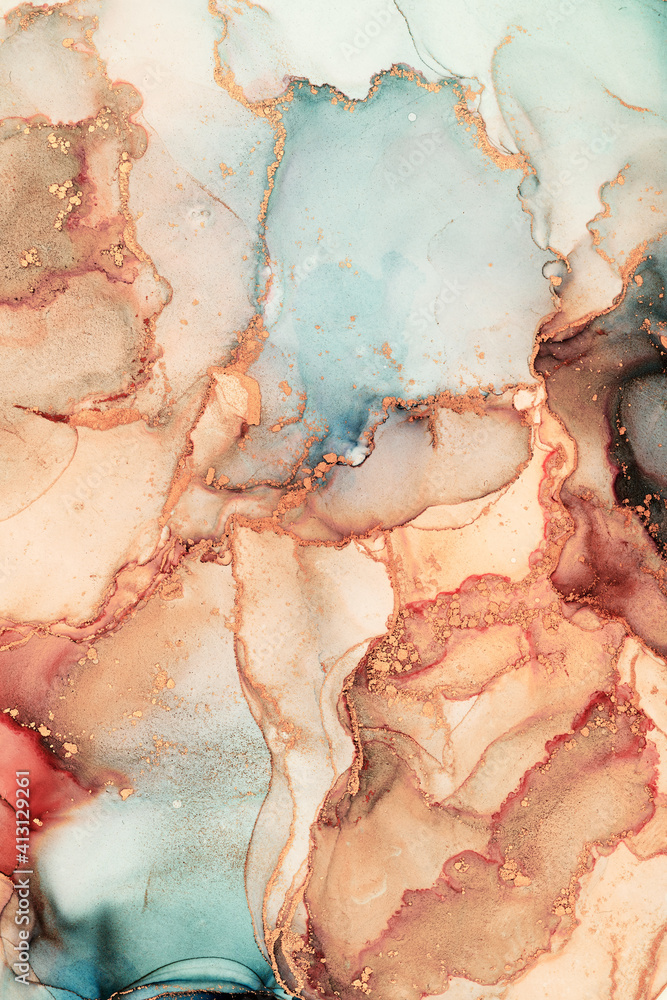 Alcohol ink art.Mixing liquid paints. Modern, abstract colorful background, wallpaper. Marble texture.Translucent colors Alcohol ink art.Mixing liquid paints. Modern, abstract colorful background, wallpaper. Marble texture.Translucent colors