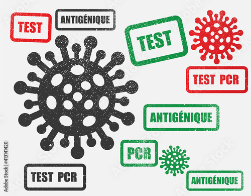 tampon test PCR et antigénique