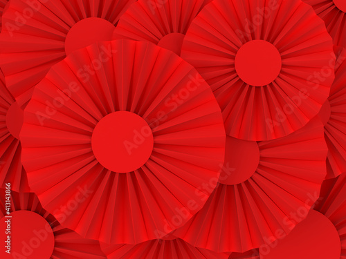 Chinese New Year Background 3D Render