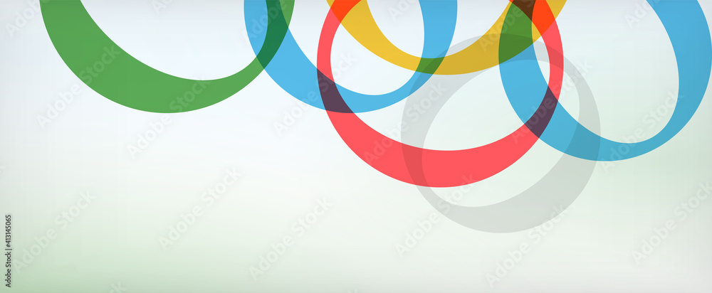 Ring geometric shapes, o letter repetition wallpaper. Abstract background for business or technology presentations, internet posters or web brochure covers Ring geometric shapes, o letter repetition wallpaper. Abstract background for business or technology presentations, internet posters or web brochure covers