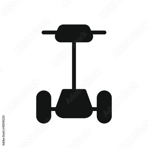 Segway icon. Isolated vector urban transport sign design.
