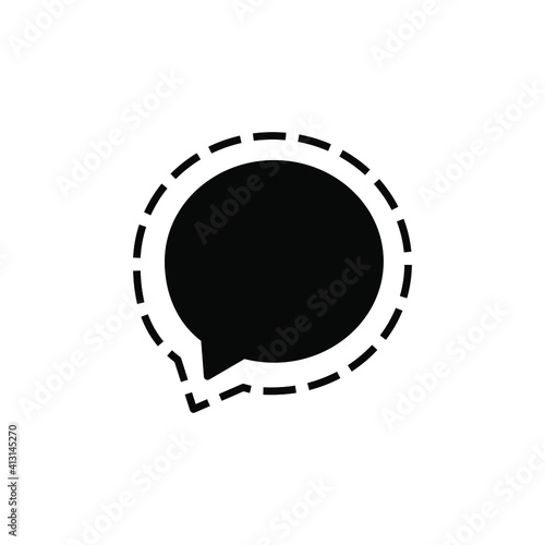 Popular social media Chat message logo icon design  logo variations design vector isolated file for free download 