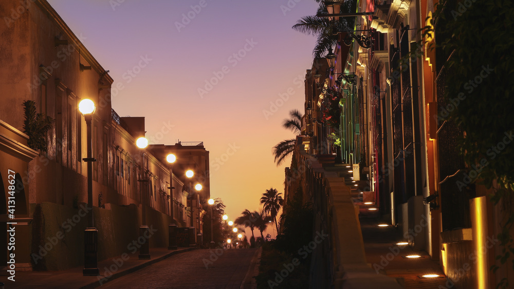 Fototapeta premium Centro Historico de Mazatlan Sinaloa