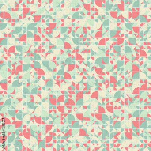 Abstract Geometric Pattern generative computational art illustration