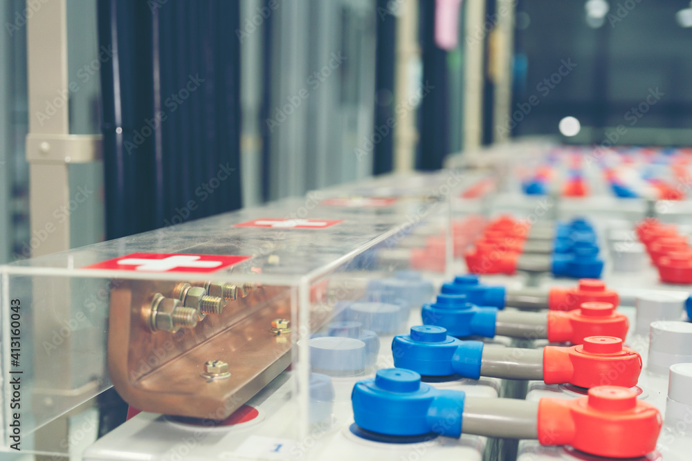 DC battery at an electrical station backup DC system DC battery at an electrical station backup DC system