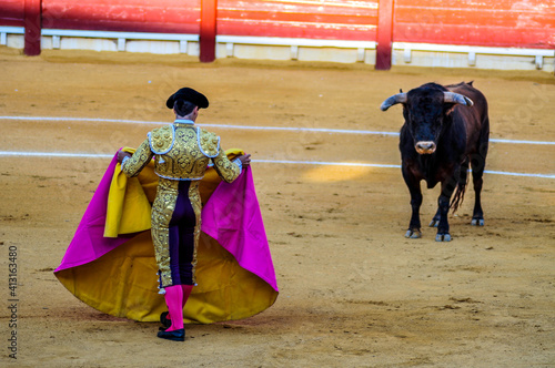 bullfighter in the square