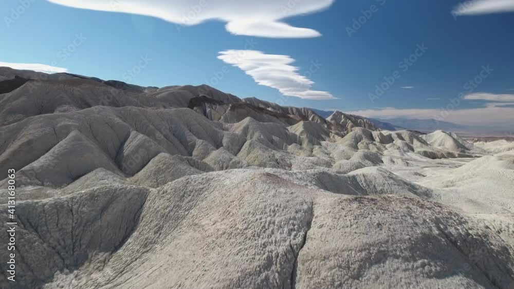Death Valley, California, USA - Twenty Mule Team Canyon (aerial view) Death Valley, California, USA - Twenty Mule Team Canyon (aerial view)