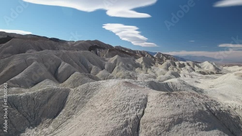 Death Valley, California, USA - Twenty Mule Team Canyon (aerial view)