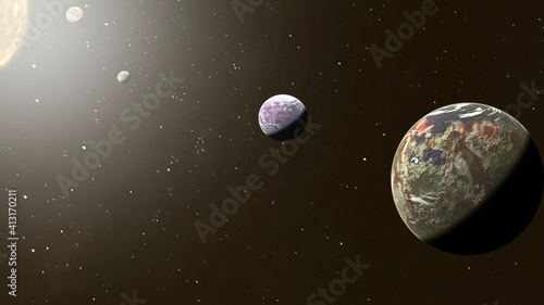 image background, space theme