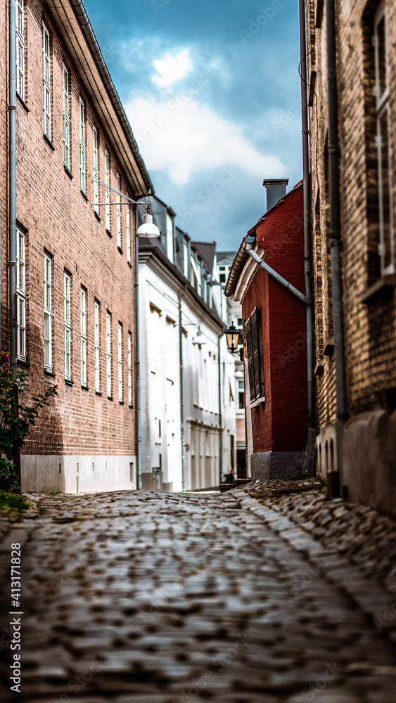 Fototapeta premium street in old city