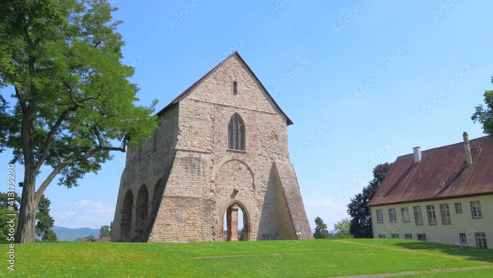 Lorsch, Germany. Ruins of church in historic Carolingian Abbey
Lorsch, Germany. Ruins of church in historic Carolingian Abbey