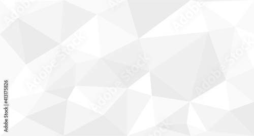 White low poly business background. Vector illustration