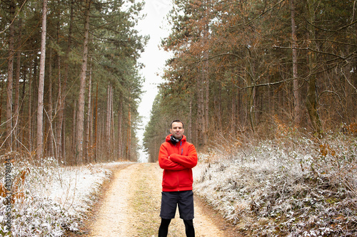 Wallpaper Mural Portrait of a runner in the wilderness Torontodigital.ca