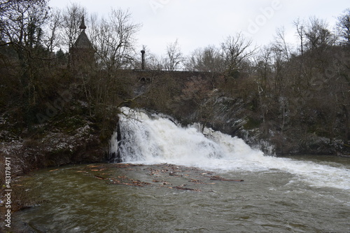 wilder Elzwasserfall im Februar photo