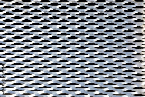Steel Grille close-up diamond