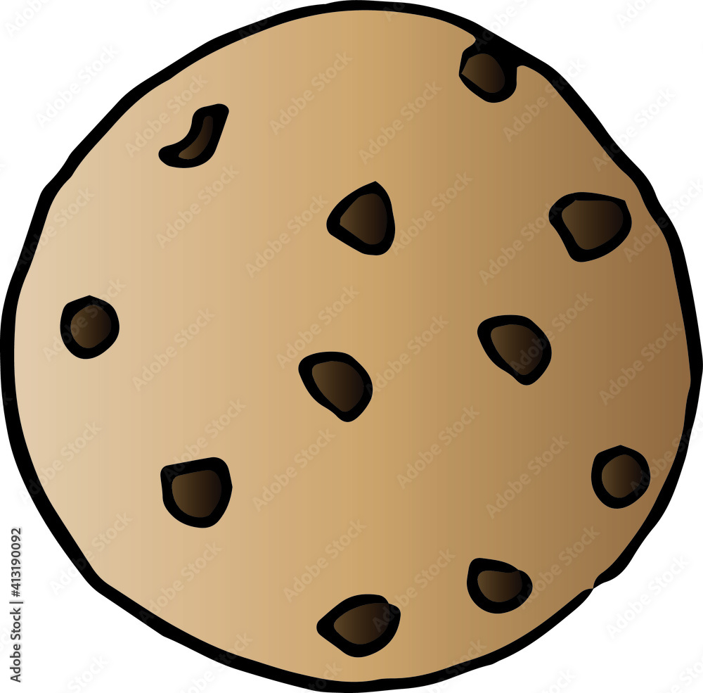 Fototapeta premium Sweets Valentines day, Cute tea time. Hand draw