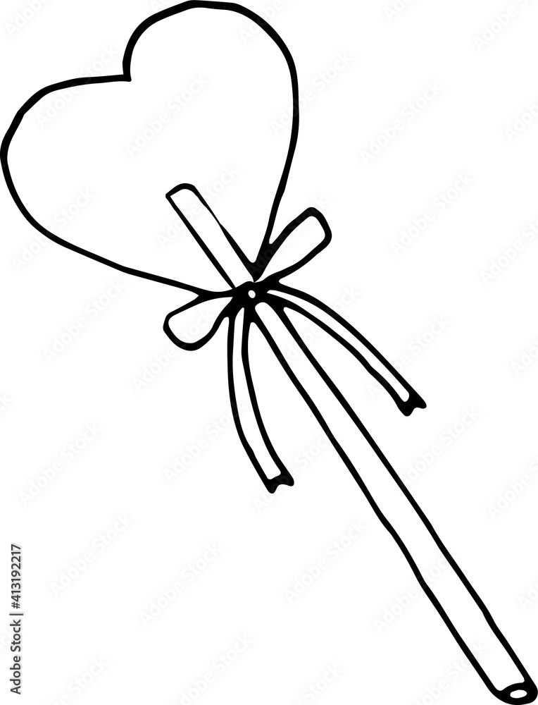 Sweets valentines day. Candy and more. Hand draw Sweets valentines day. Candy and more. Hand draw