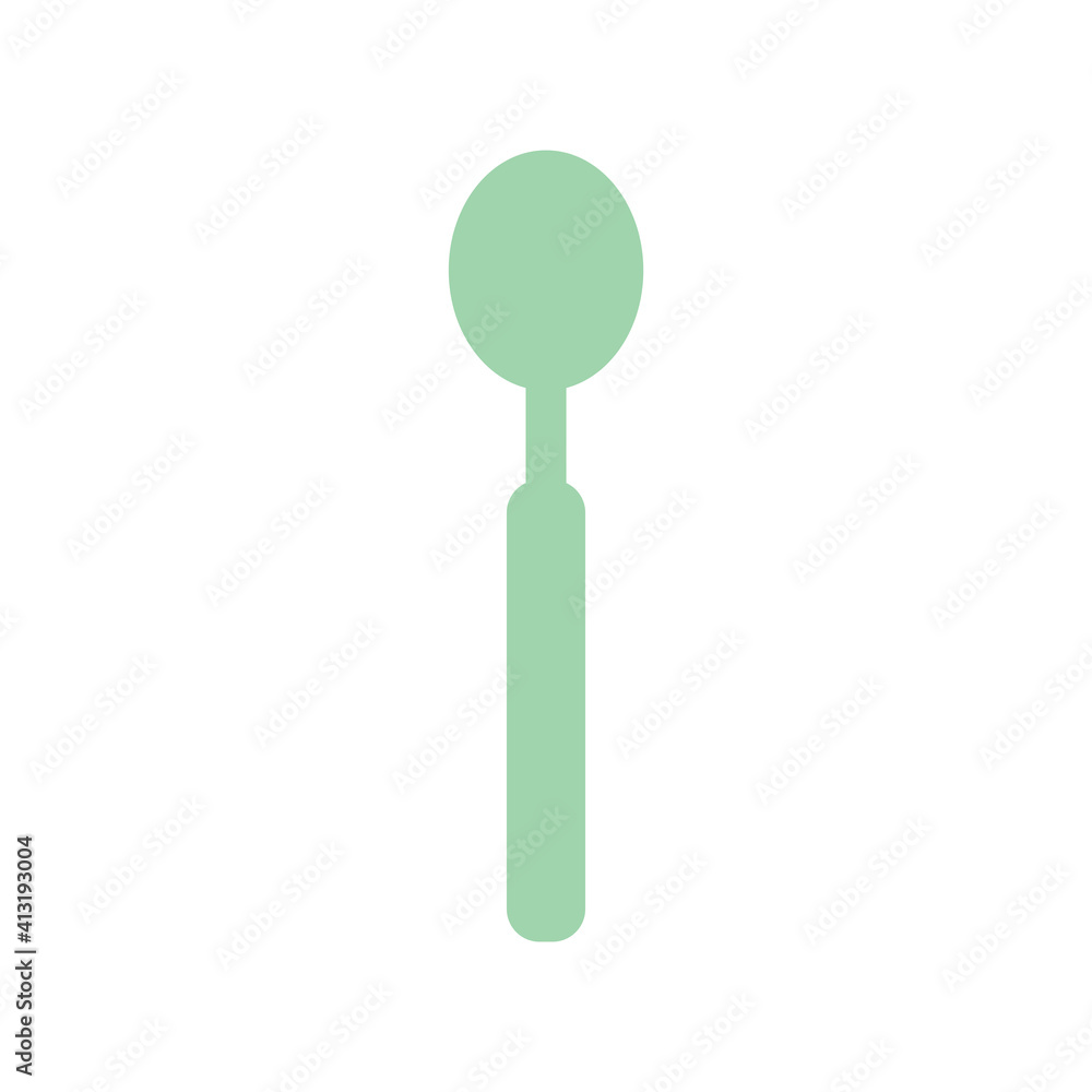 Spoon Design Icon Vector Template Illustration Spoon Design Icon Vector Template Illustration