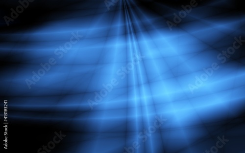 Wide blue design abstract pattern background