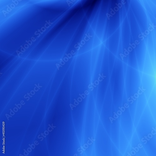 Water flow abstract wavy blue design