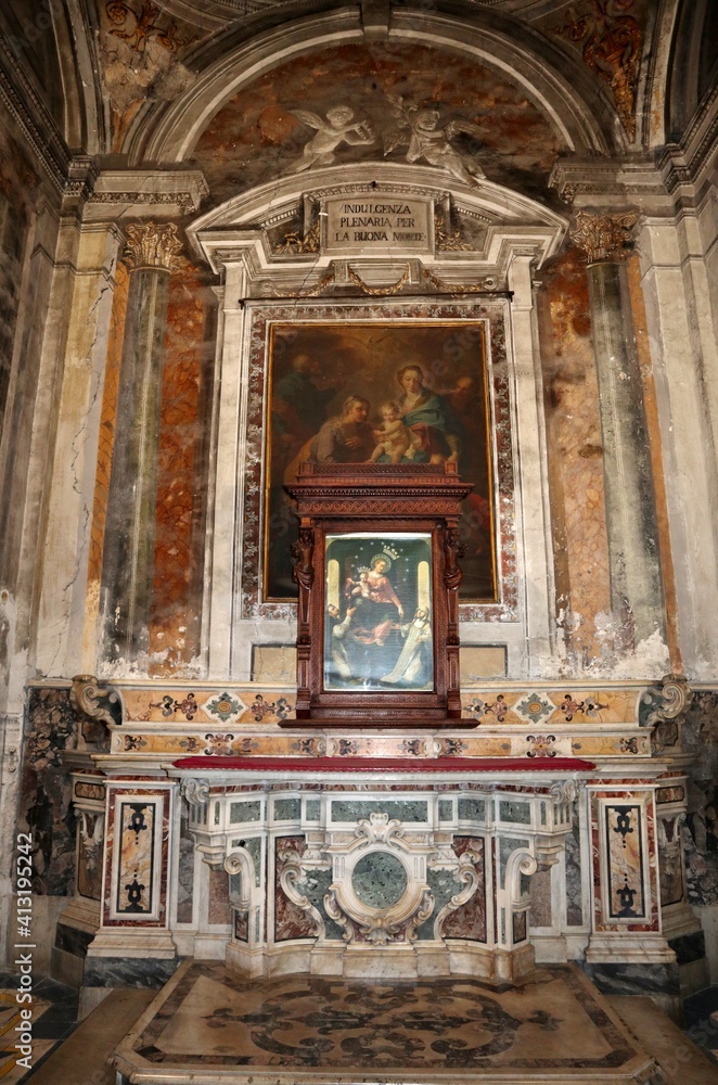 Napoli - Cappella dell'Indulgenza Plenaria per la Buona Morte nella Chiesa di San Ferdinando