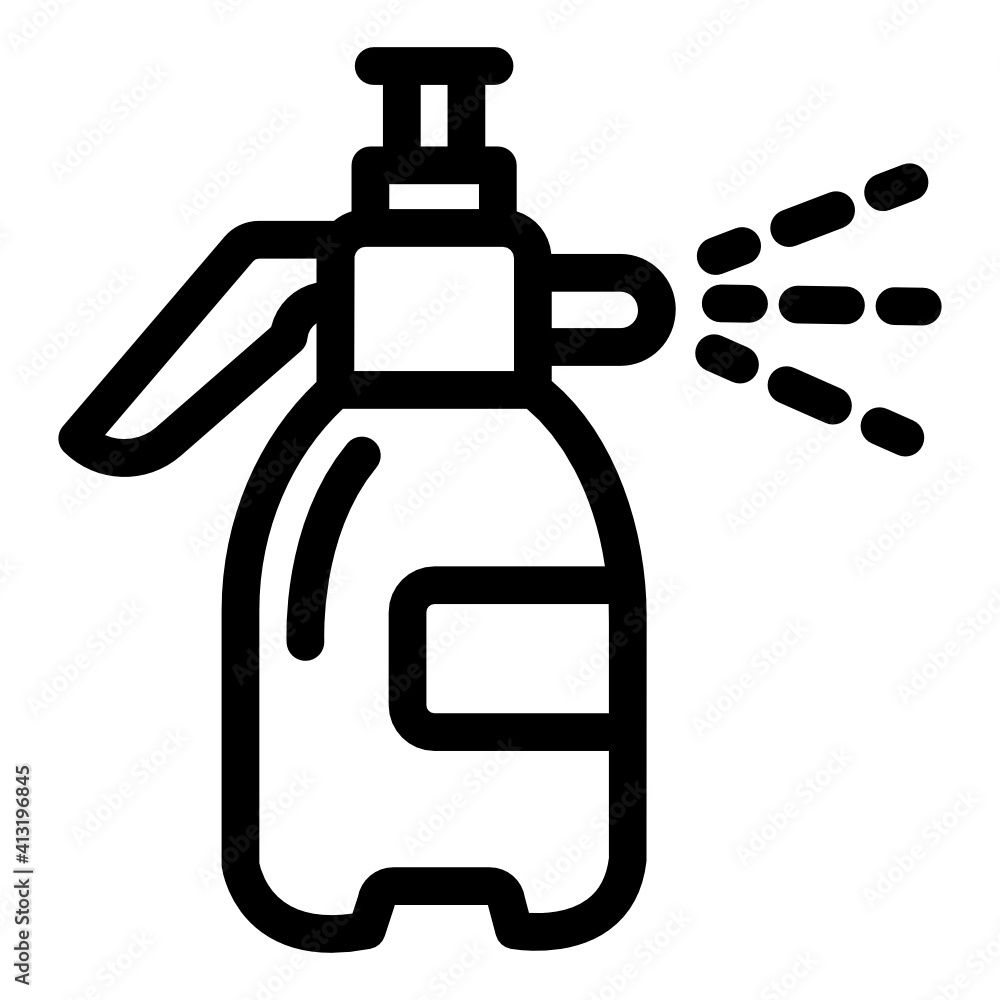 Obraz premium Spray bottle glyph icon, editable vector 
