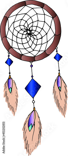 Color dream catcher