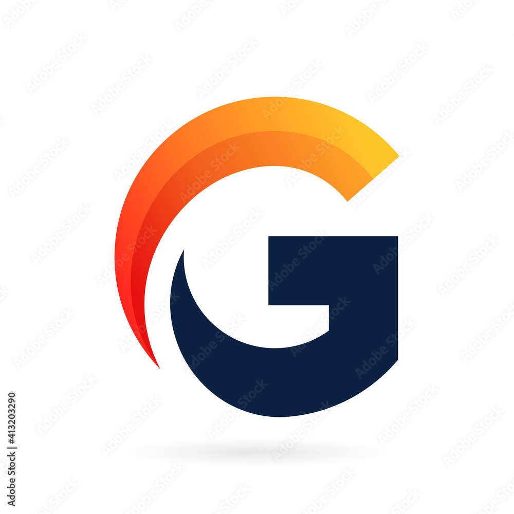modern letter G logo icon vector modern letter G logo icon vector