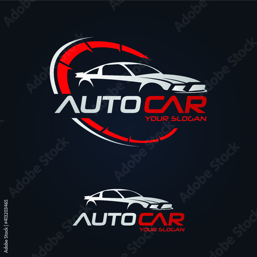 Car Garage Premium Concept Logo Design