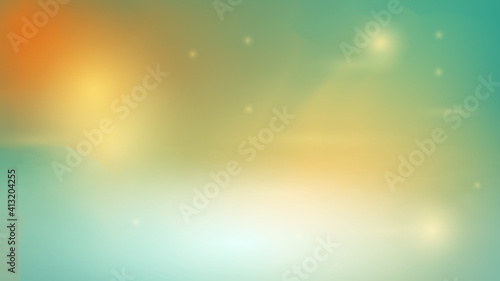 Orange green gradient background and starlight Business Presentation Vector Template Used For Decoration, Advertising Design, Website Or Publication, Banner And Poster, Cover And Brochure, Flyer