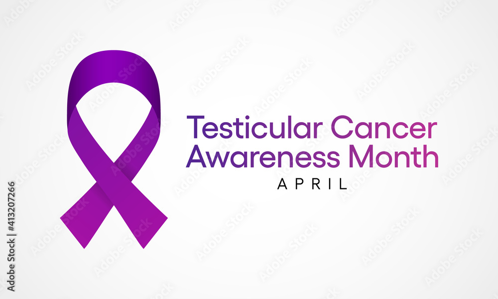 Vector illustration on the theme of Testicular cancer awareness month observed each year in April. The most common symptom of testicular cancer is a painless lump on or in a testicle. Vector illustration on the theme of Testicular cancer awareness month observed each year in April. The most common symptom of testicular cancer is a painless lump on or in a testicle.