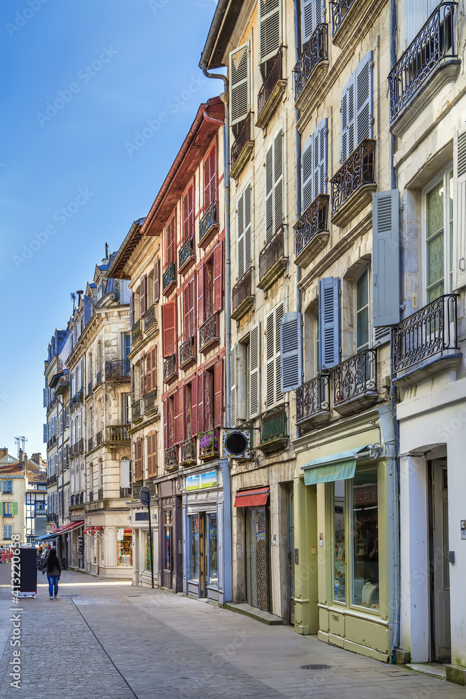 Street in Bayonne, France