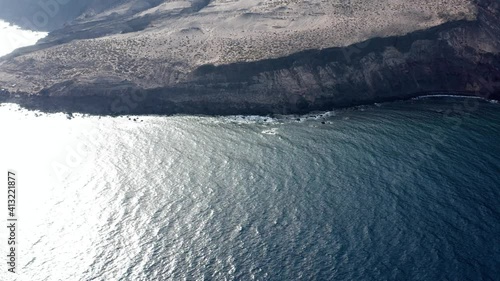 Wallpaper Mural Aerial view of Punta Arenas on the northeast coast of Gran Canaria, municipality of Artenara. (Gran Canaria, Canary Islands, Spain, Europe). Torontodigital.ca