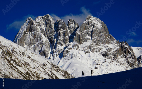 mount chaukhi , georgia photo