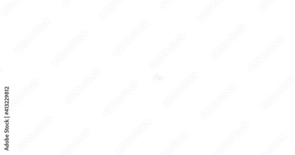 Red powder dust explosion, white background 4K Red powder dust explosion, white background 4K