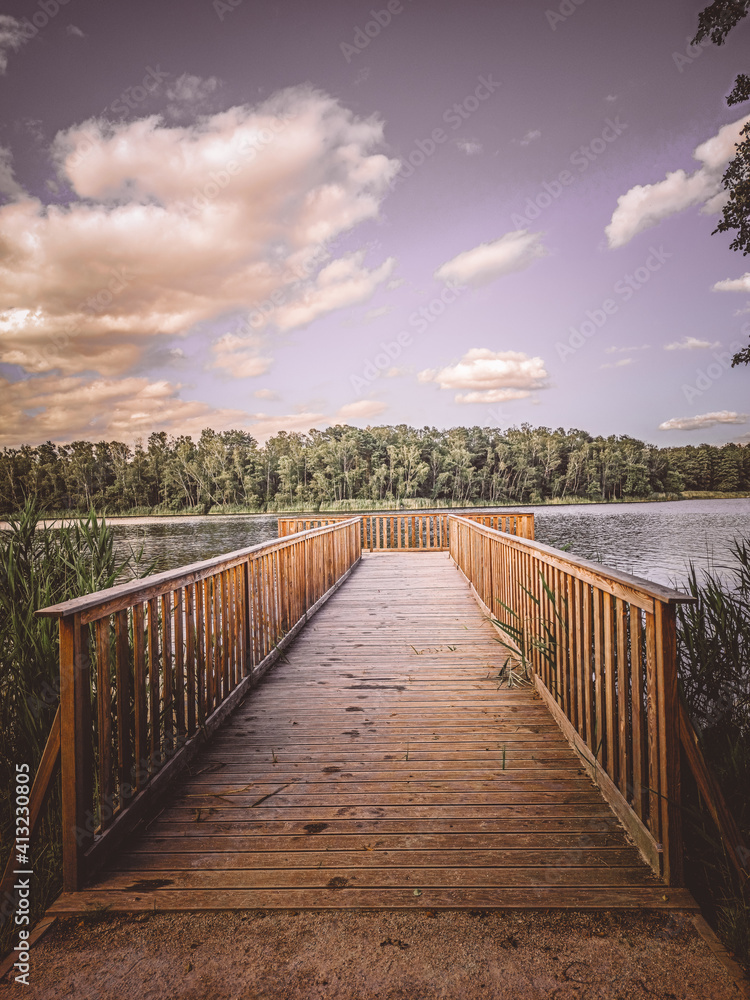 Obraz premium path to the sea