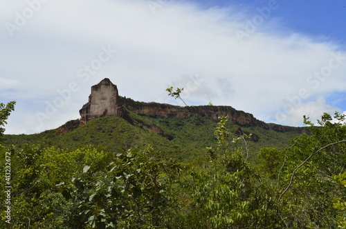 View of Serra da Catedral (Jalapão - Tocantins)