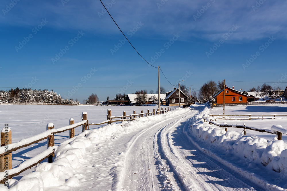 Piękna zima na Podlasiu, Polska