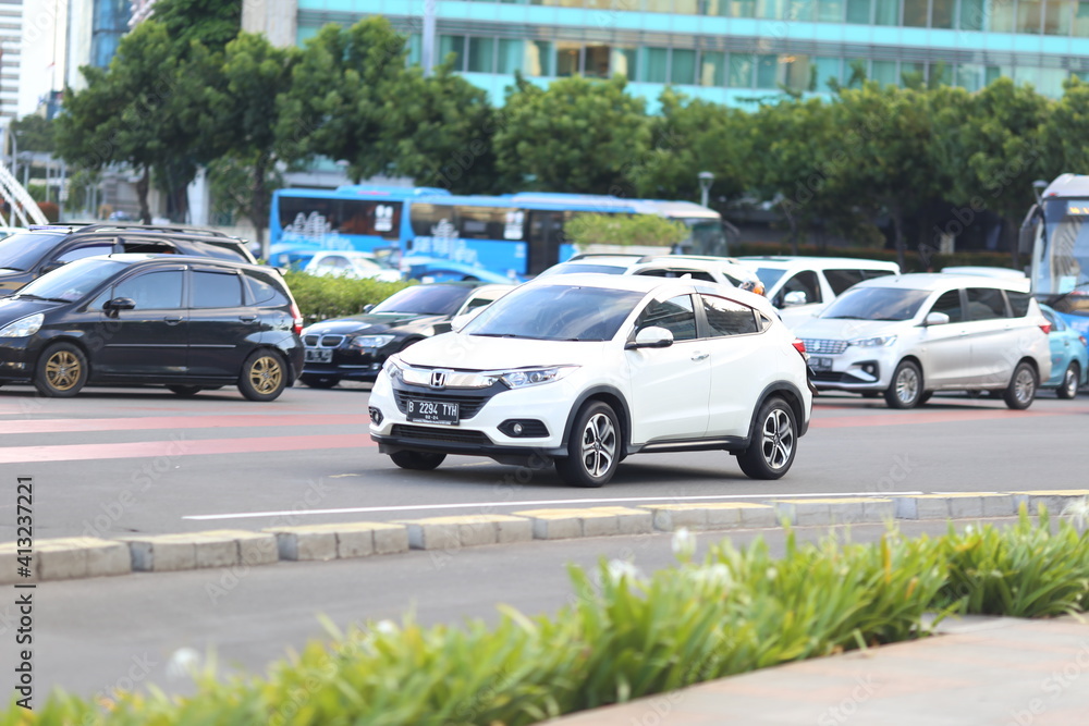 cars on the road