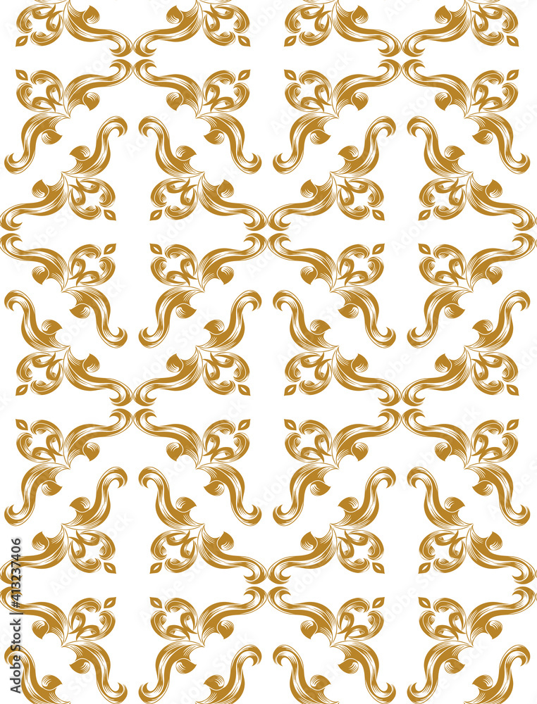 Set of Oriental vector damask patterns for greeting cards and wedding invitations. Set of Oriental vector damask patterns for greeting cards and wedding invitations.