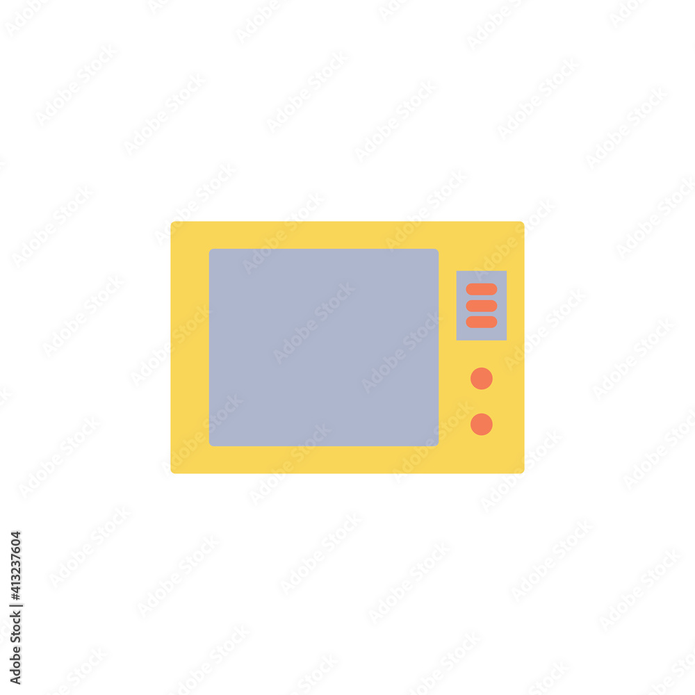 Television Flat Icon Design Vector template illustration Television Flat Icon Design Vector template illustration