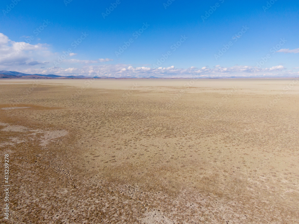 Lake dried because of the global warming. Lake dried because of the global warming.