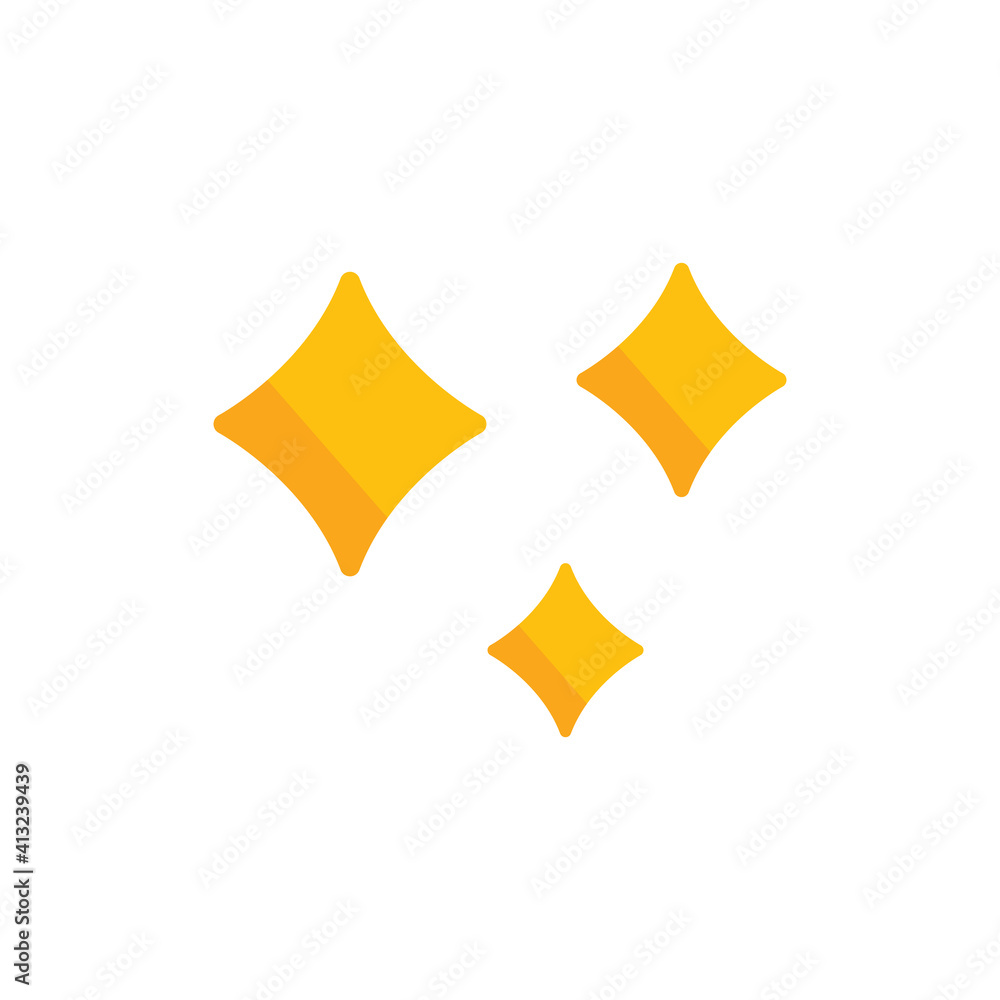 Sparkle Icon Design Vector Template Illustration Sparkle Icon Design Vector Template Illustration