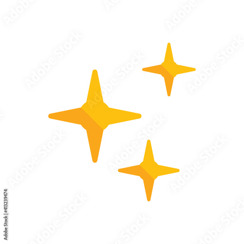 Sparkle Icon Design Vector Template Illustration