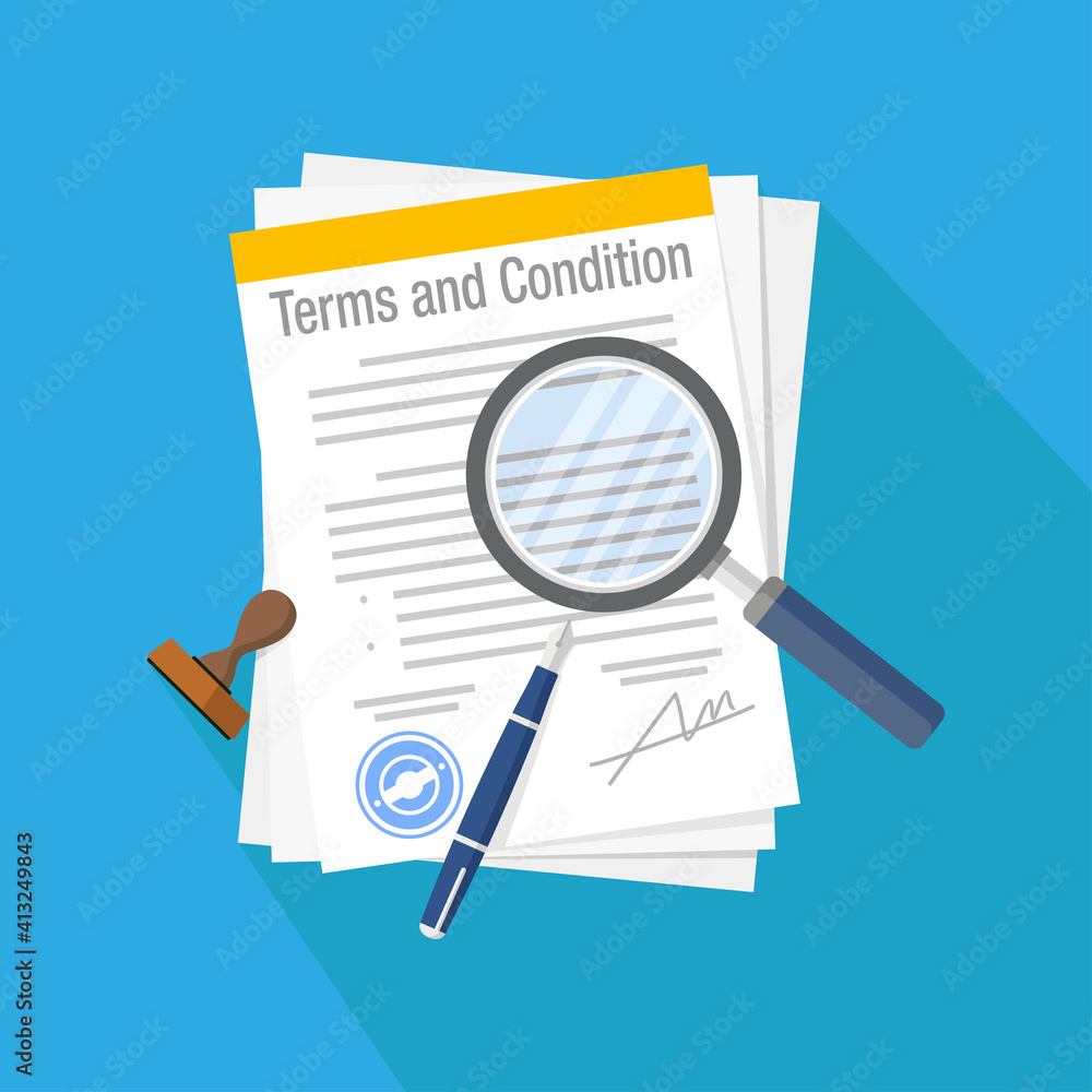 Flat vector illustration of an agreement document check. Suitable for design element of contractual consulting service and legal aid. Flat vector illustration of an agreement document check. Suitable for design element of contractual consulting service and legal aid.