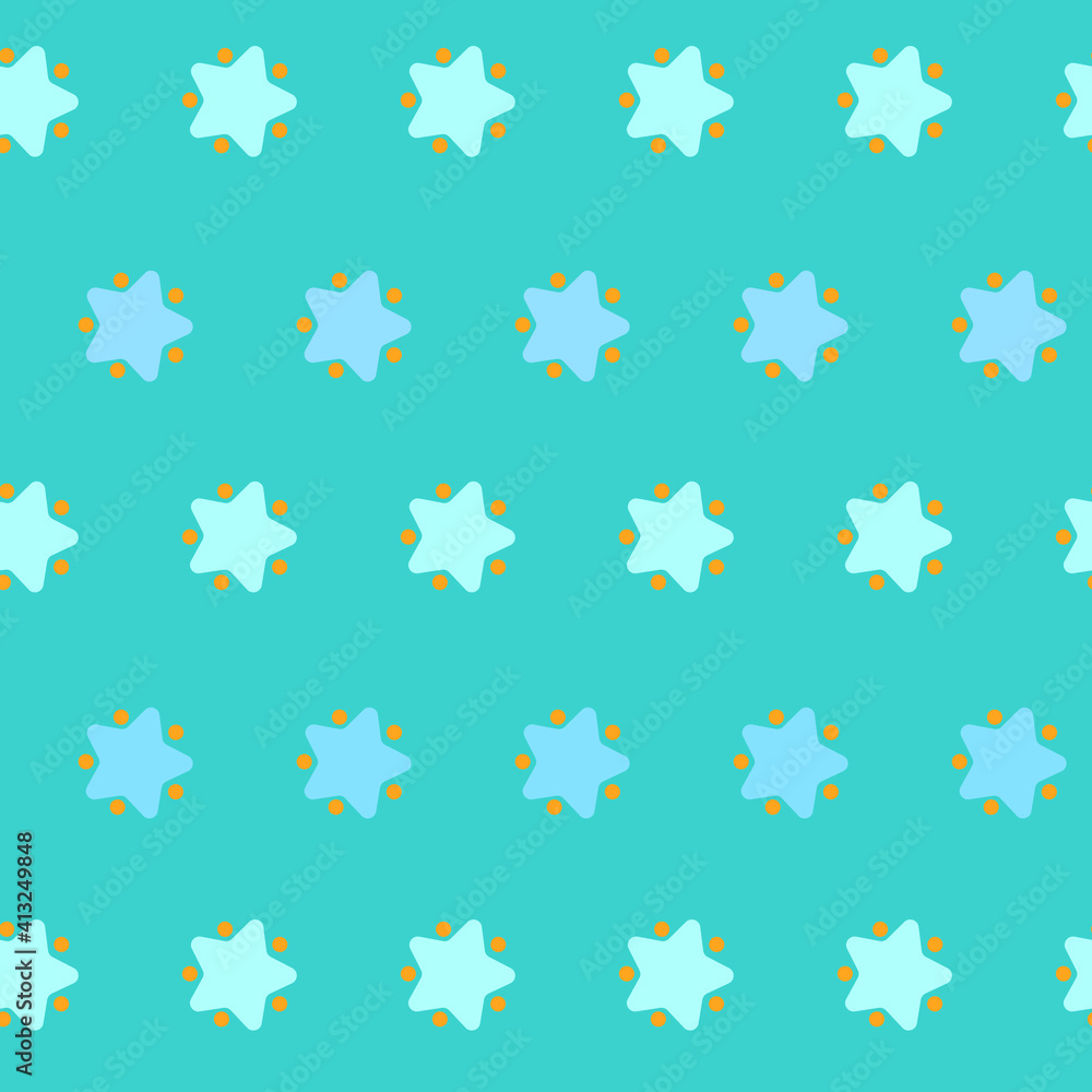 Abstract geometric pattern with lines, star A seamless vector background. Blue turunan and star texture Abstract geometric pattern with lines, star A seamless vector background. Blue turunan and star texture