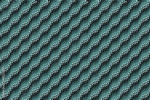 Wallpaper Mural Wave movement of blue squares Torontodigital.ca